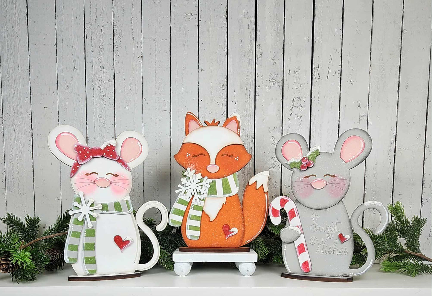 Shelf Sitter DIY Woodland Mouse 3 pck