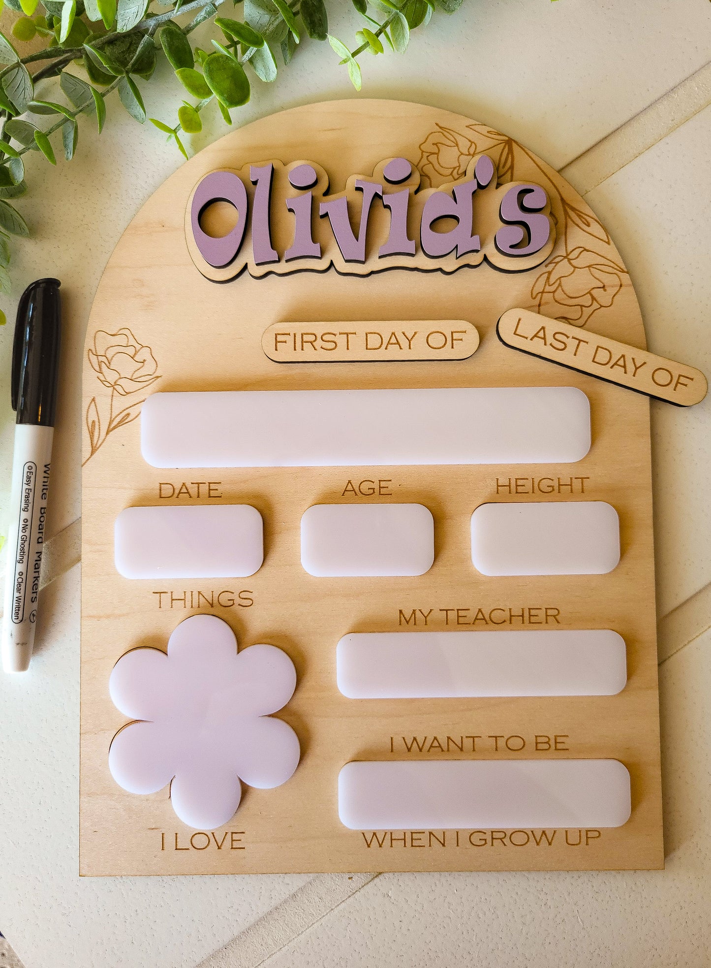 Back to School Chalk Board design 2