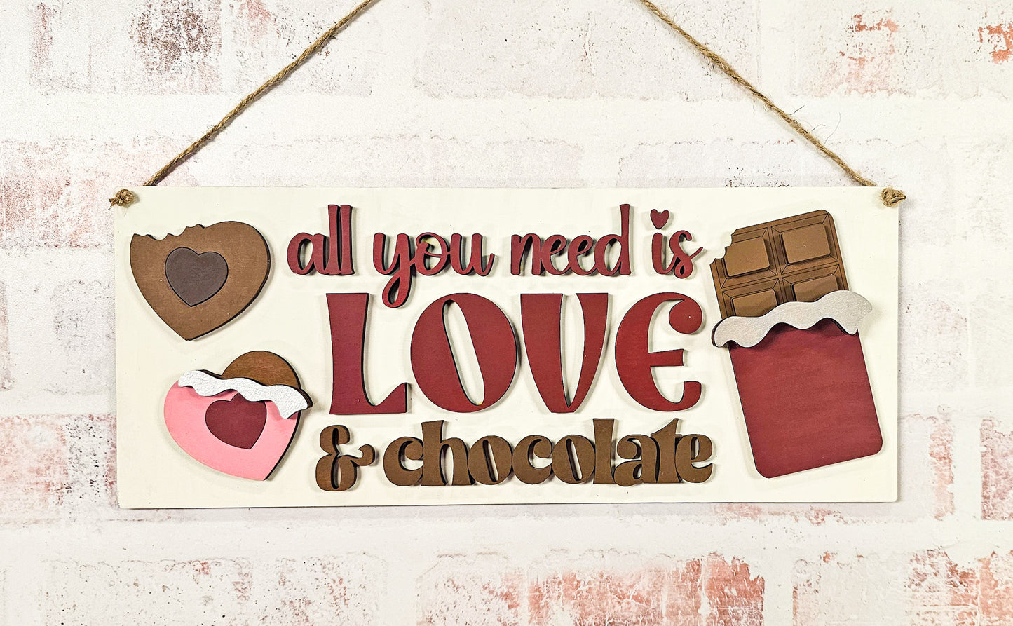 Love is Sweet Hanger 10 inch