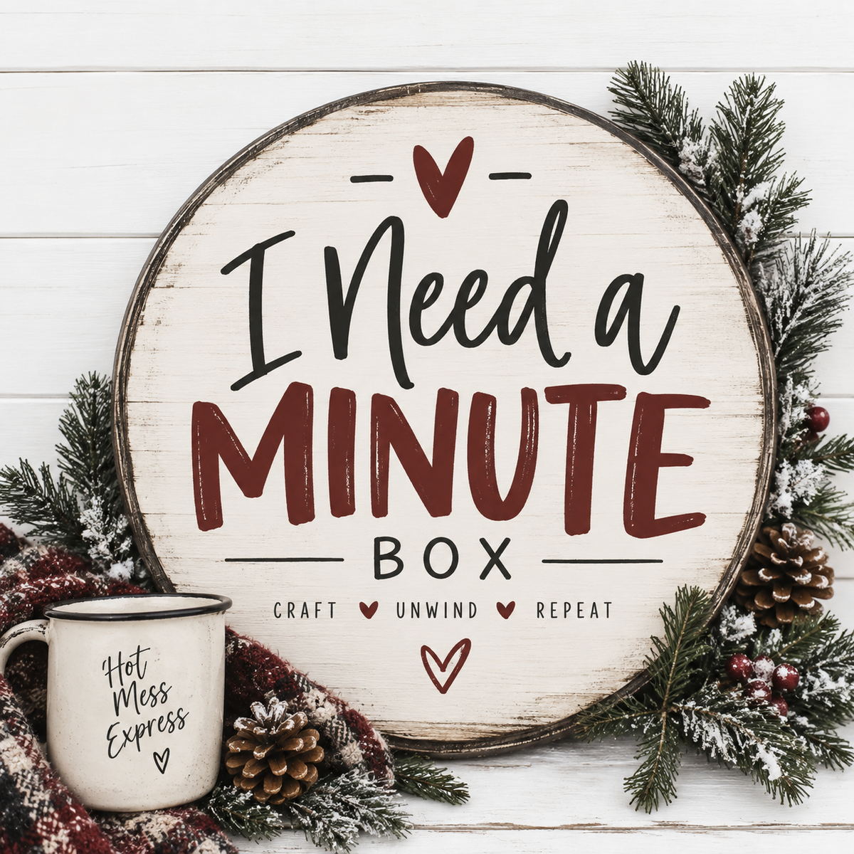 The “I Need a Minute” QUARTERLY BOX