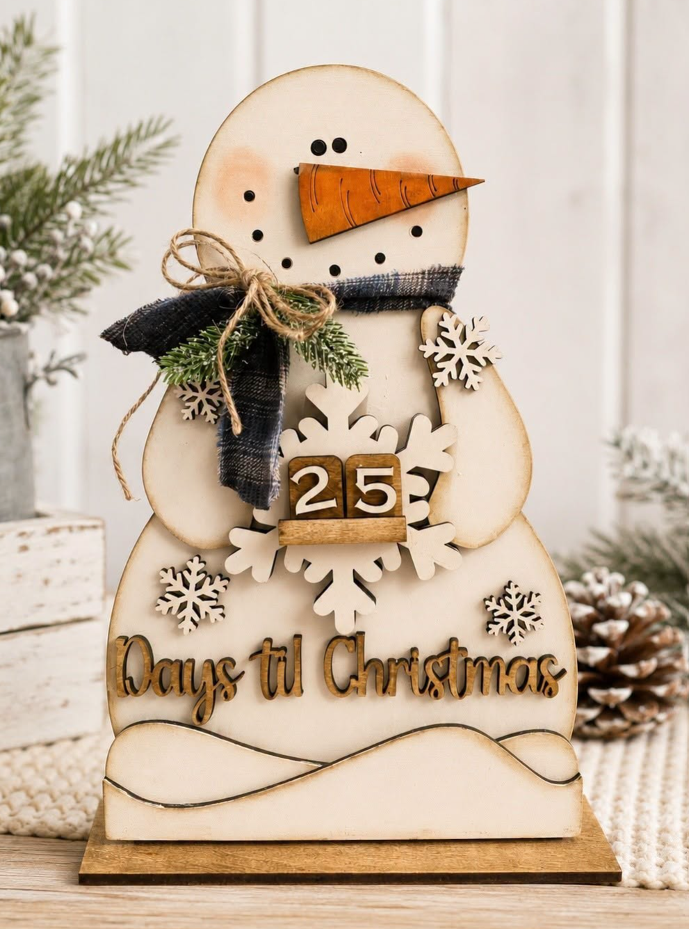 Winter Snowman countdown