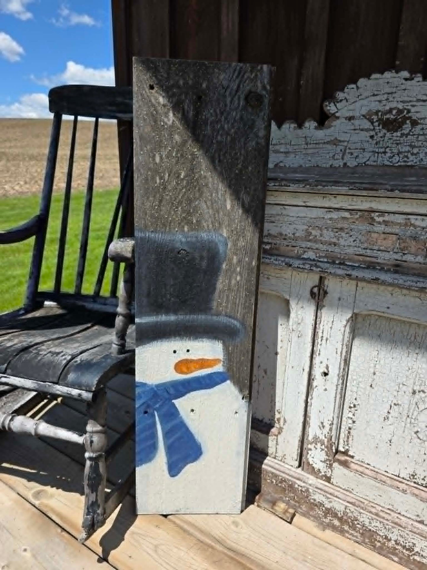HAND PAINT SIGNS BLUE
