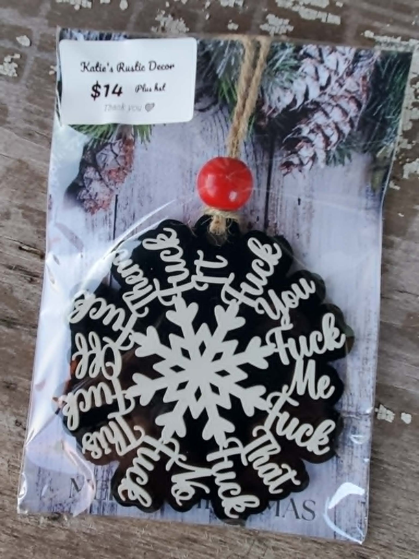 Fuck Ornament
