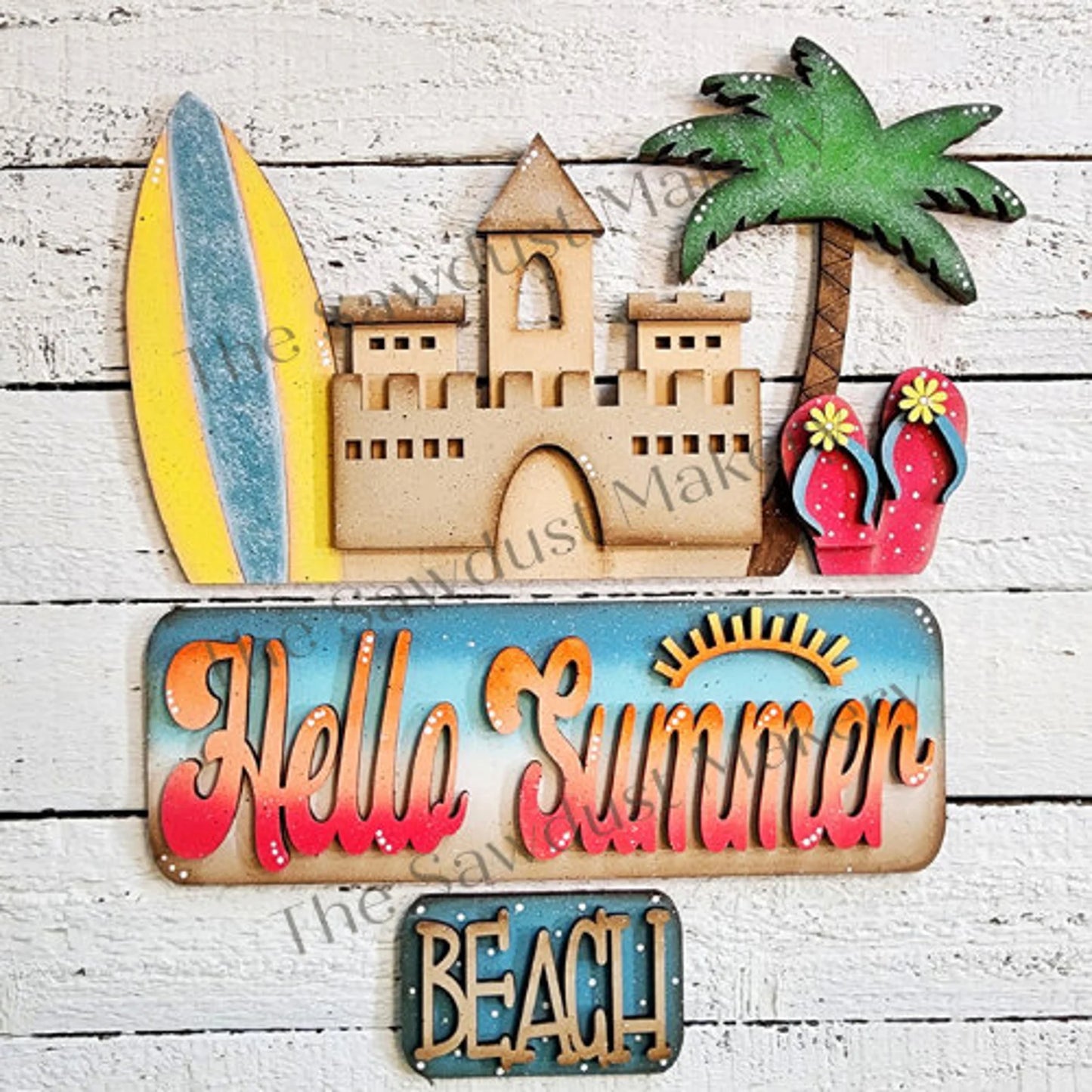 HELLO SUMMER DIY INSERTS ONLY