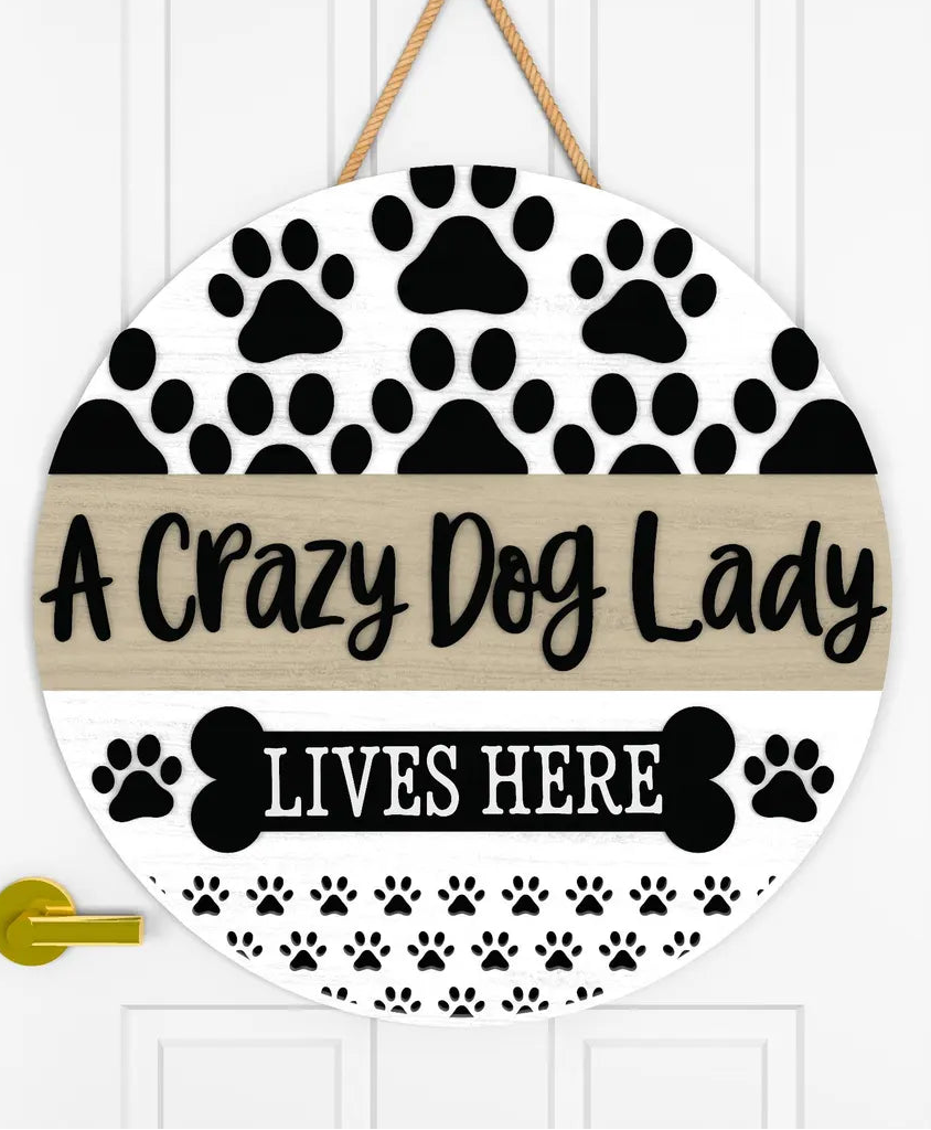 A crazy dog Lady