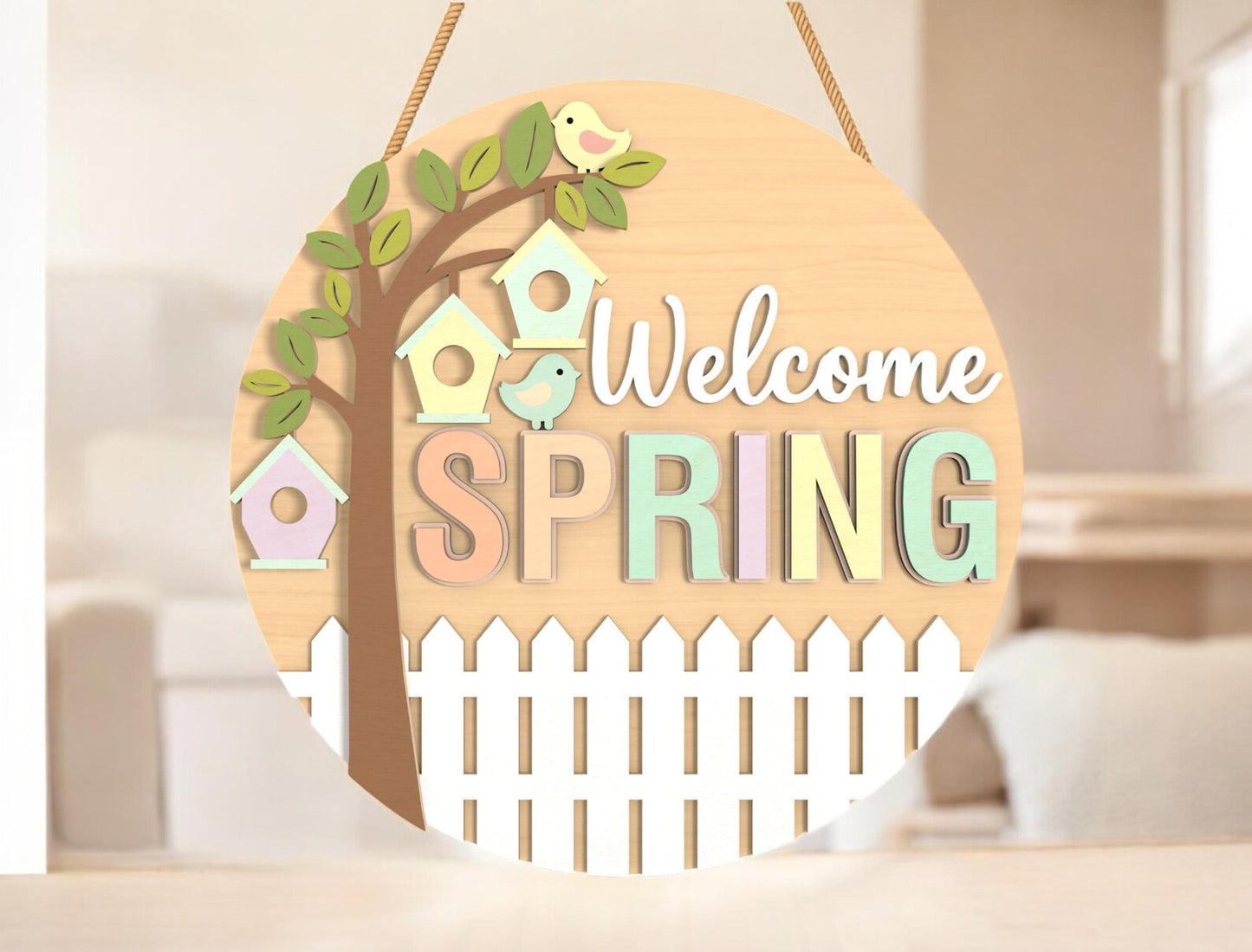Welcome Sprig Fence