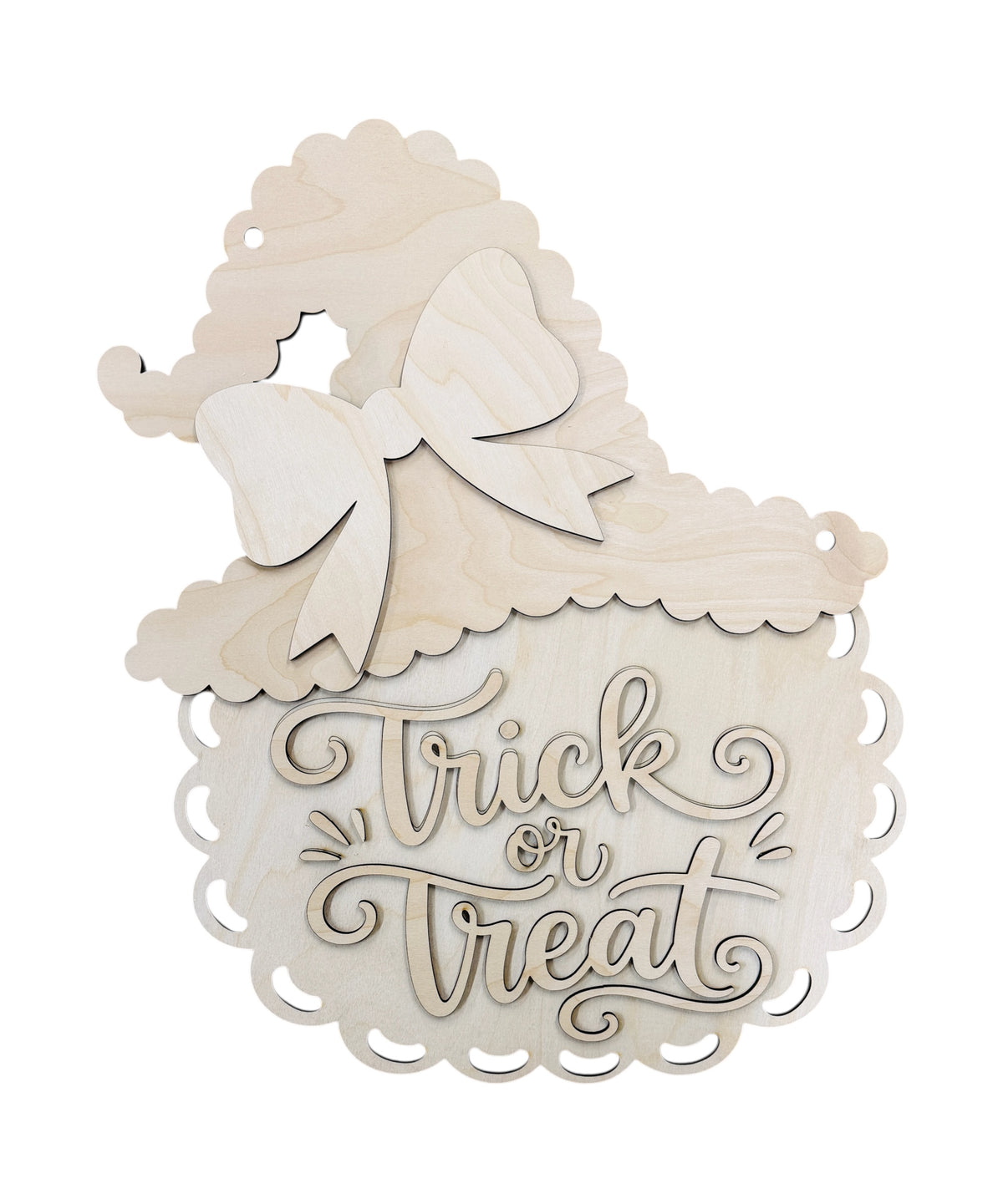 Trick or treat hanger