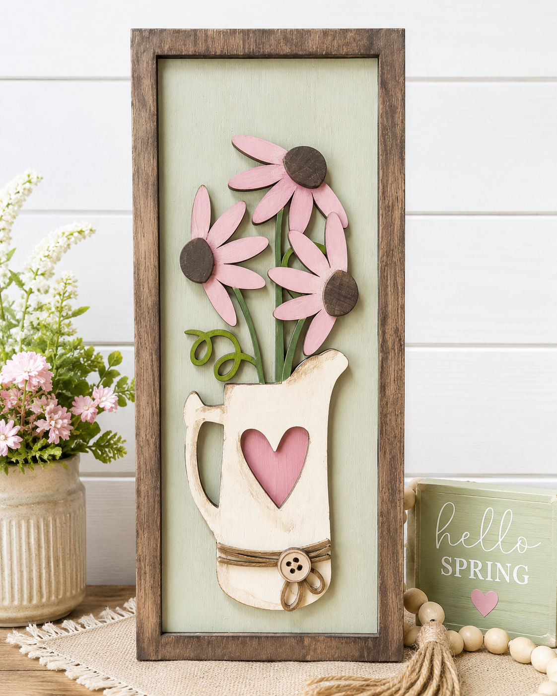 Shelf Leaner floral
