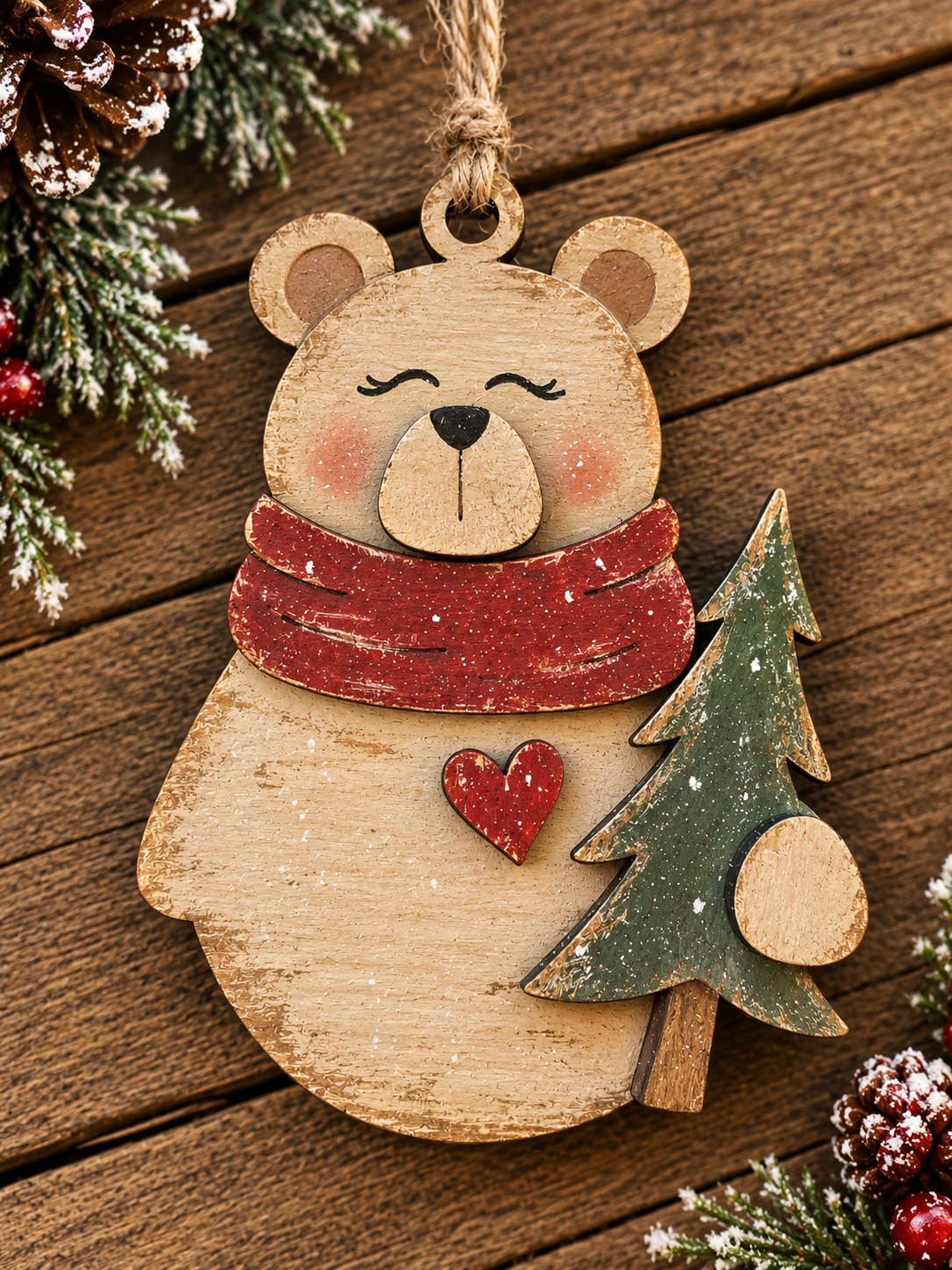 Vintage Snowman Ornament DIY