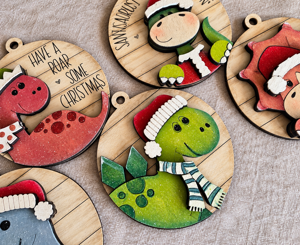 DIY Ornament Box-Dino