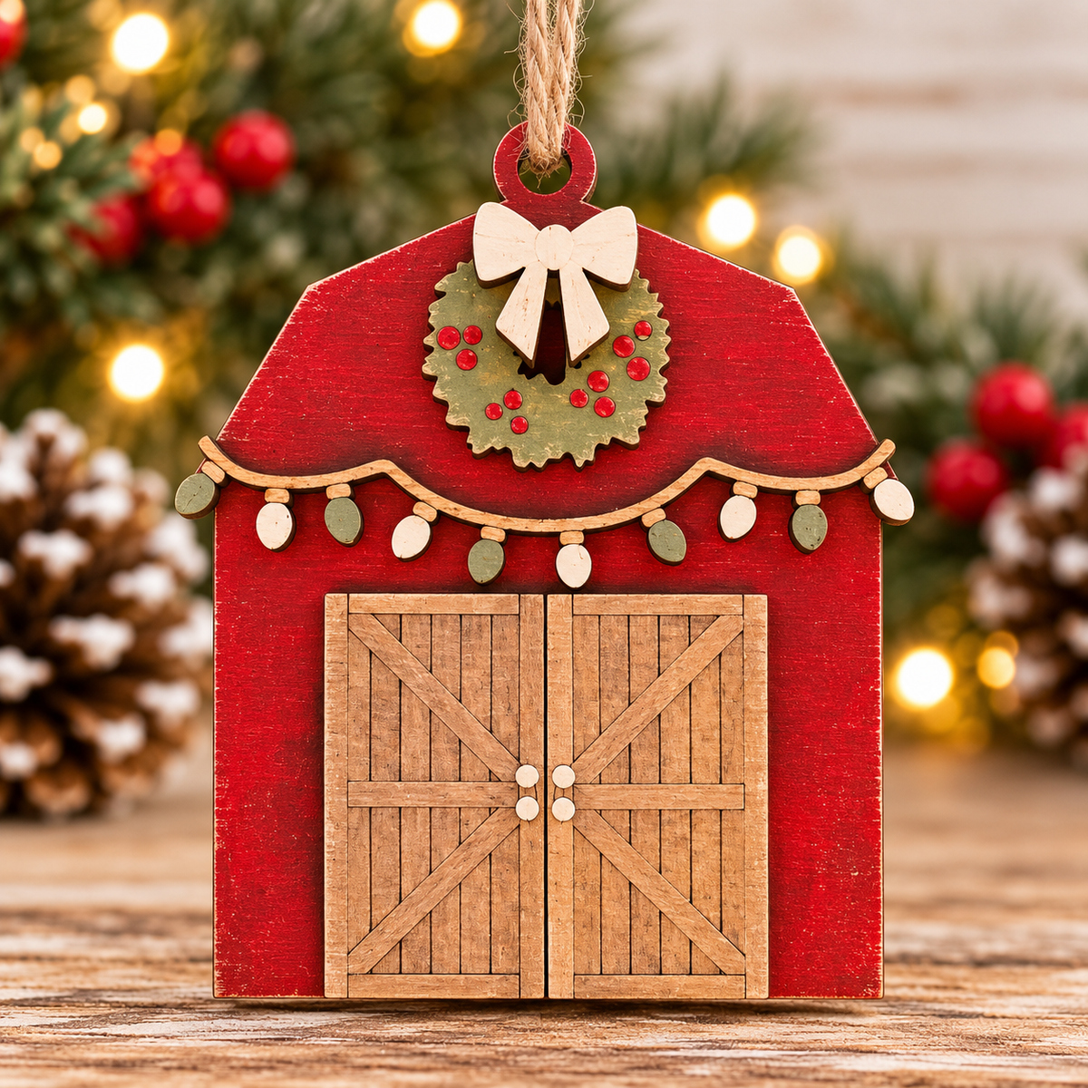 Barn Ornament DIY