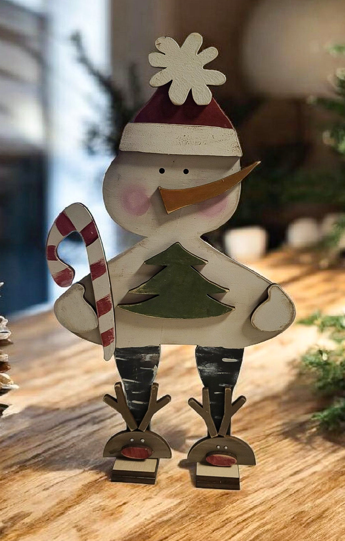 Standing Snowman DIY