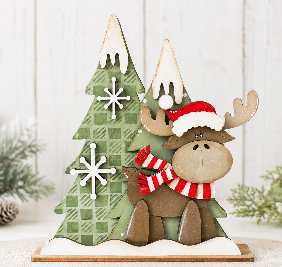 Shelf Sitter DIY Woodland moose