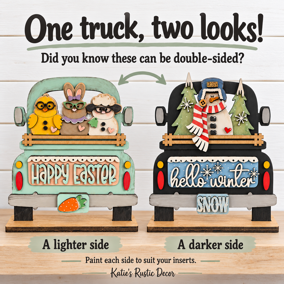 INTERCHANGABLE TRUCK extra side pieces