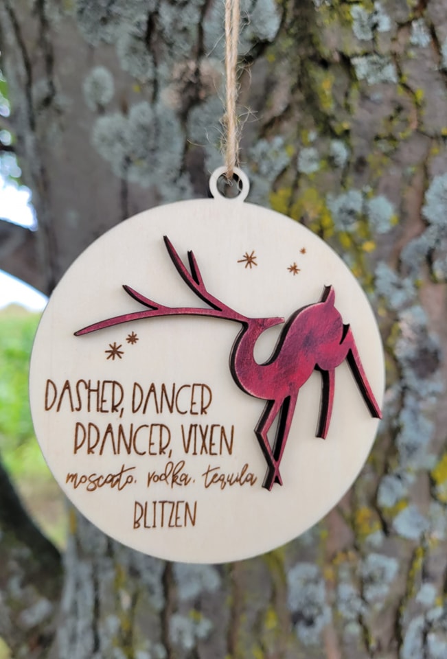 Reindeer Christmas Ornament