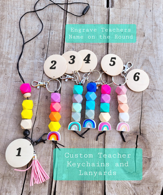 Custom Teacher Keychains