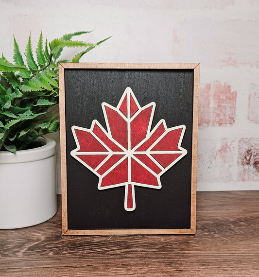 Maple Leaf faux Frame