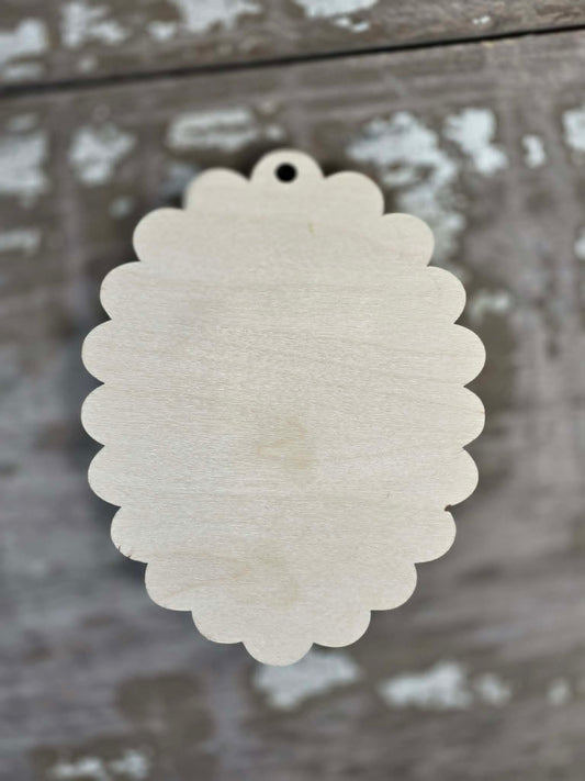 blank ornament backers