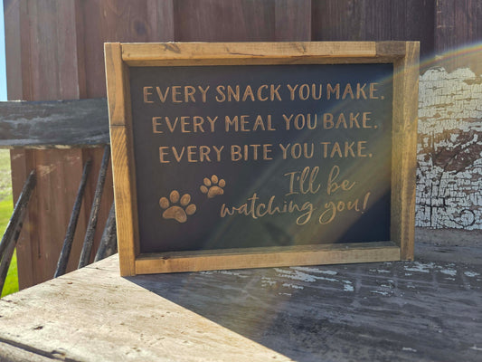pet sign 8x12