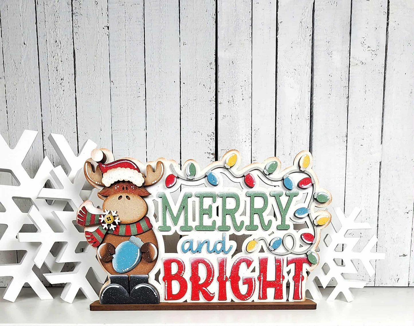 Shelf Sitter DIY Woodland Christmas