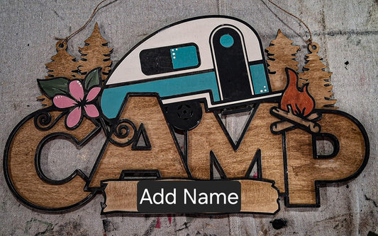 CAMP SIGN DIY