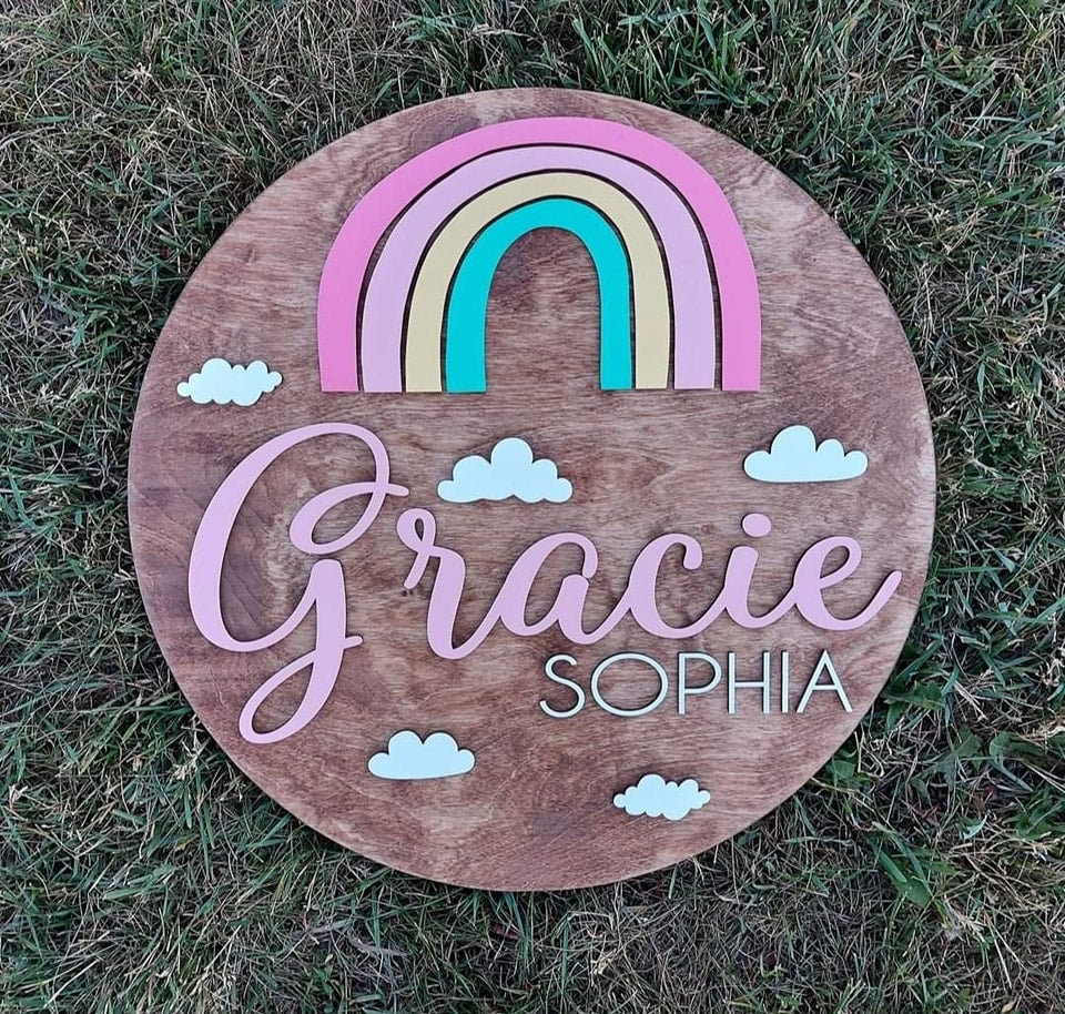 RAINBOW NAME SIGN
