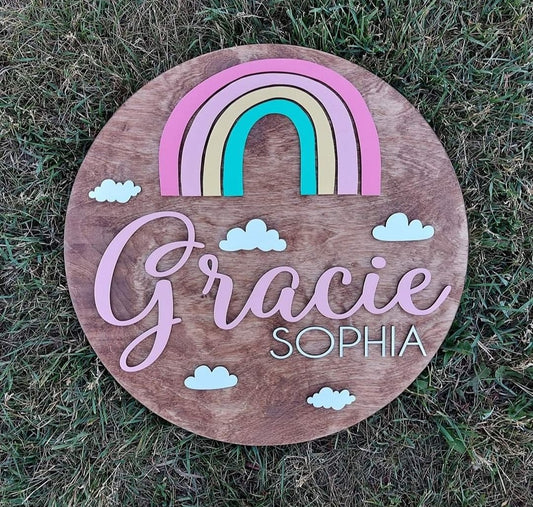 RAINBOW NAME SIGN