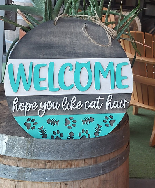Welcome hope you like cat hair