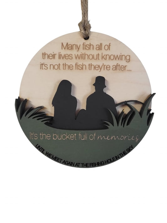 Fishing Memorial ornament