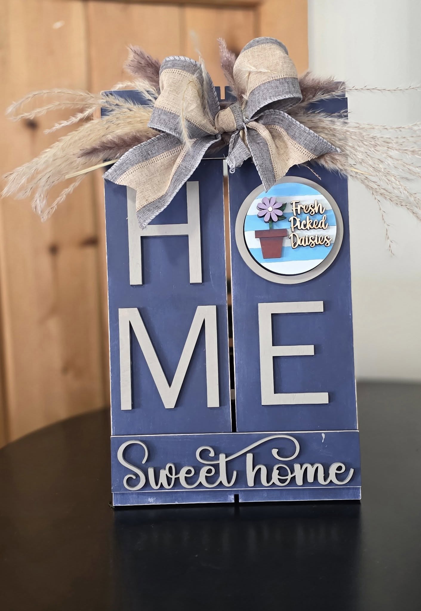 interchangeable Home Plank Sign