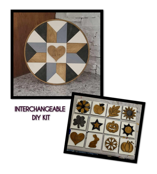 INTERCHANGABLE ROUND DIY