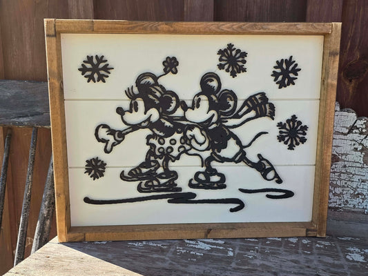 mickey and minnie 12x15