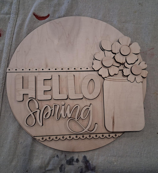 HELLO SPRING DIY