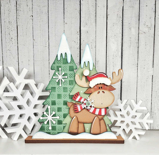 Shelf Sitter DIY Woodland moose
