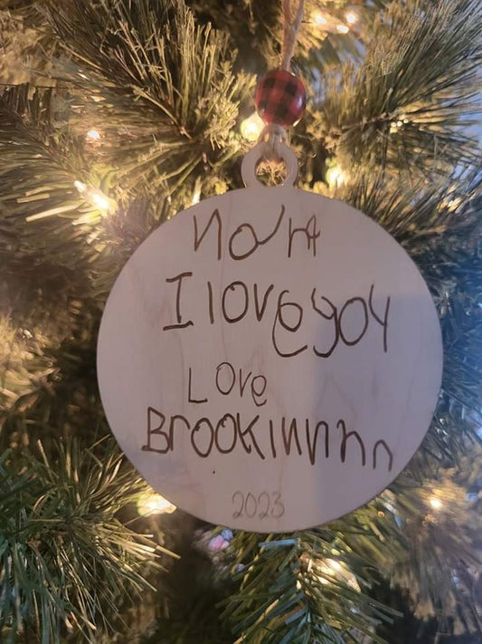 Handwritten Ornament