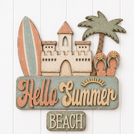 HELLO SUMMER DIY INSERTS ONLY