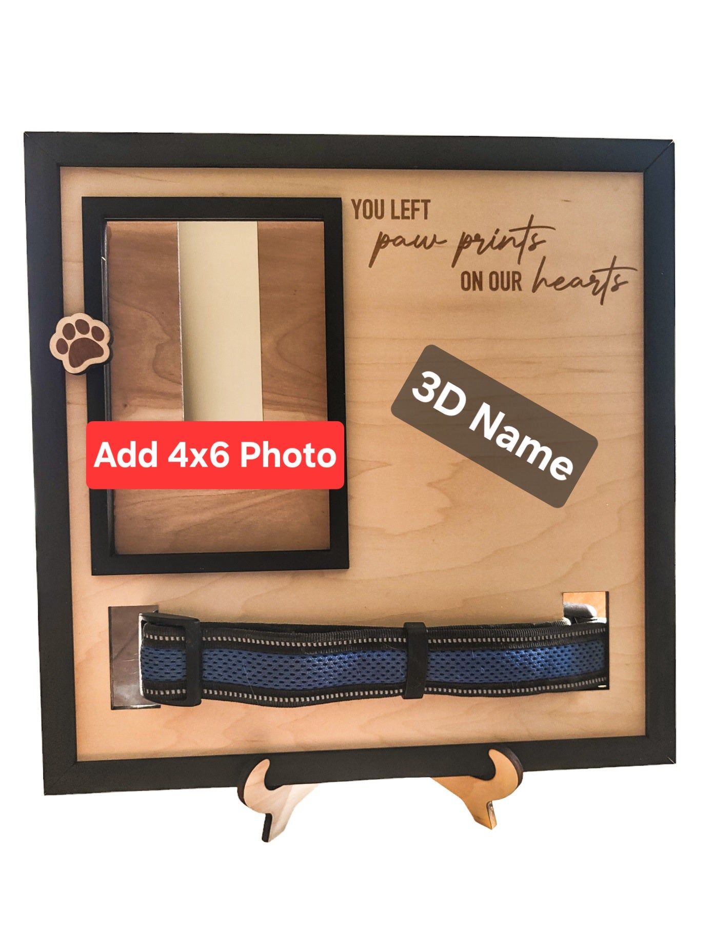 PET Memorial with collar holder