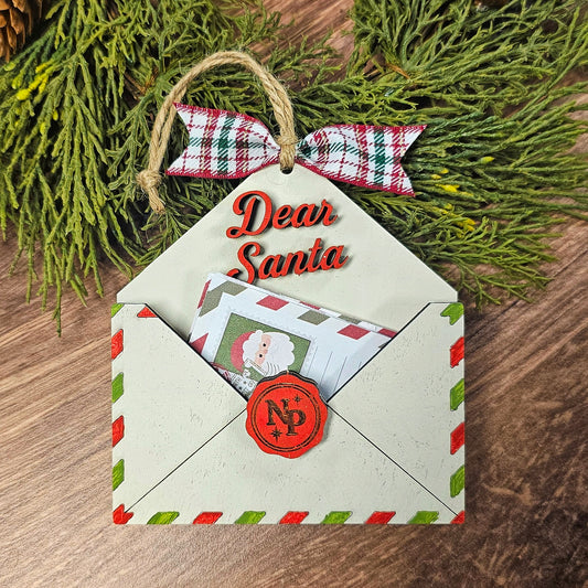 DIY Ornament Santa Mail