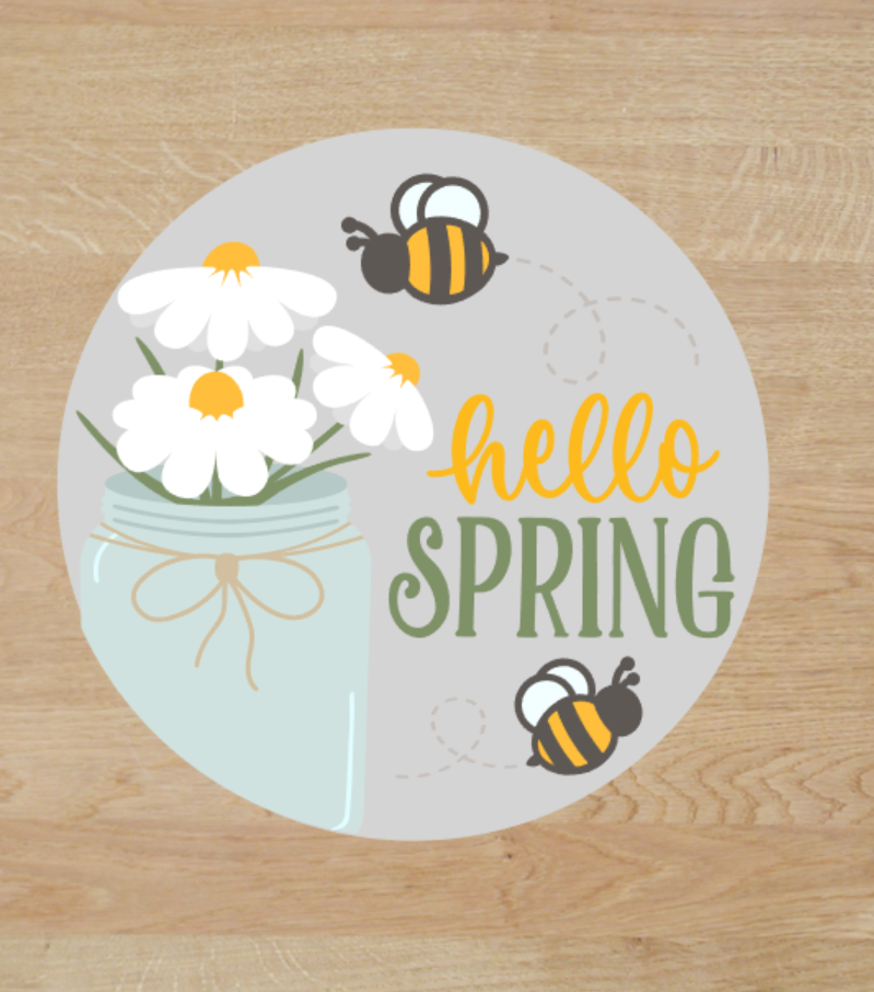 SPRING-MASON JAR DIY