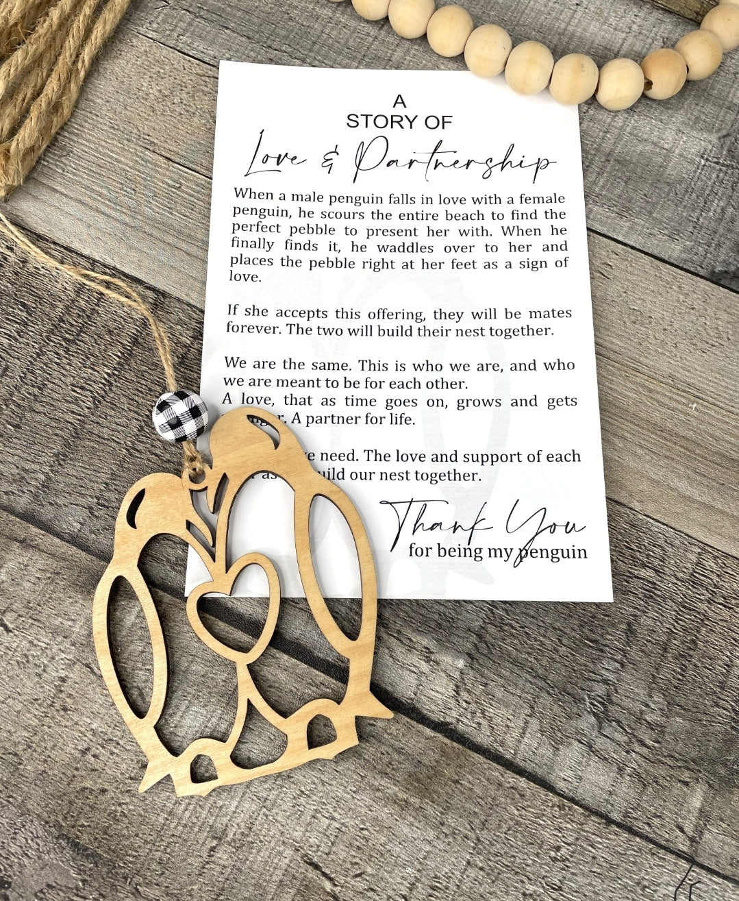 Love & Partnership Ornament