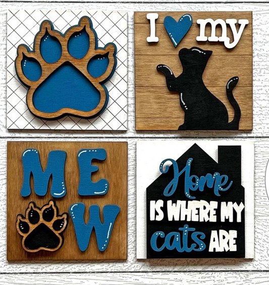 DIY INSERTS FOR 30 INCH LADDER- CAT LOVER