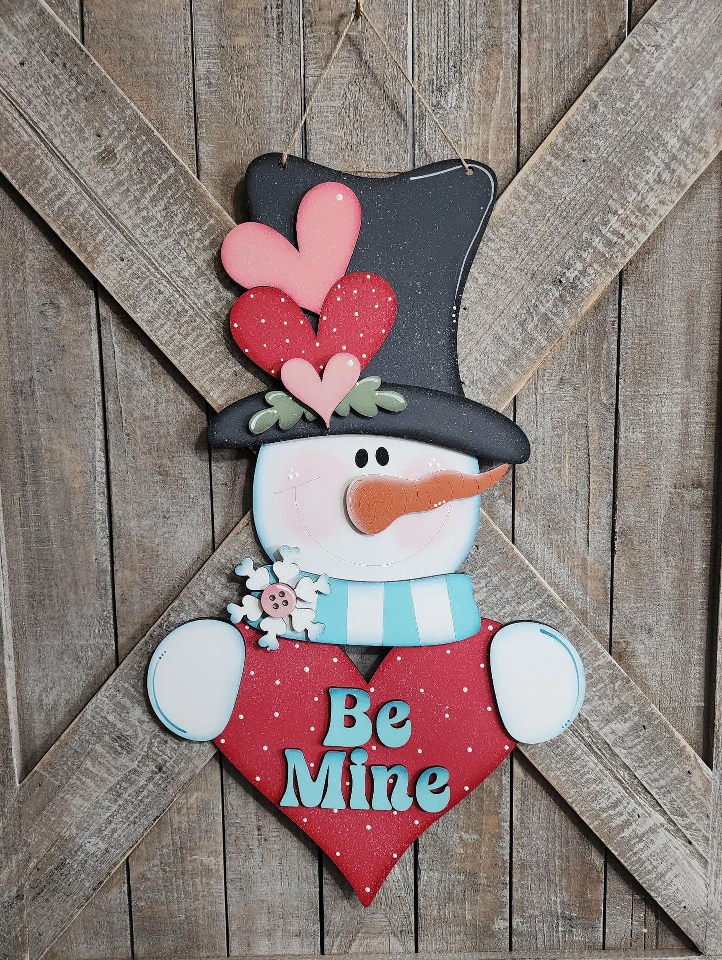 Snowman Heart