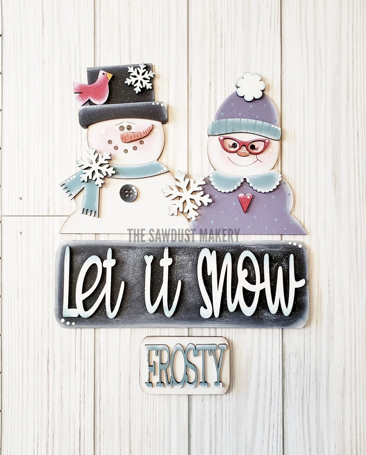 LET IT SNOW DIY INSERTS ONLY