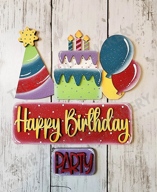 HAPPY BIRTHDAY DIY INSERTS ONLY