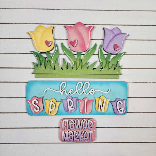 HELLO SPRING DIY INSERTS ONLY