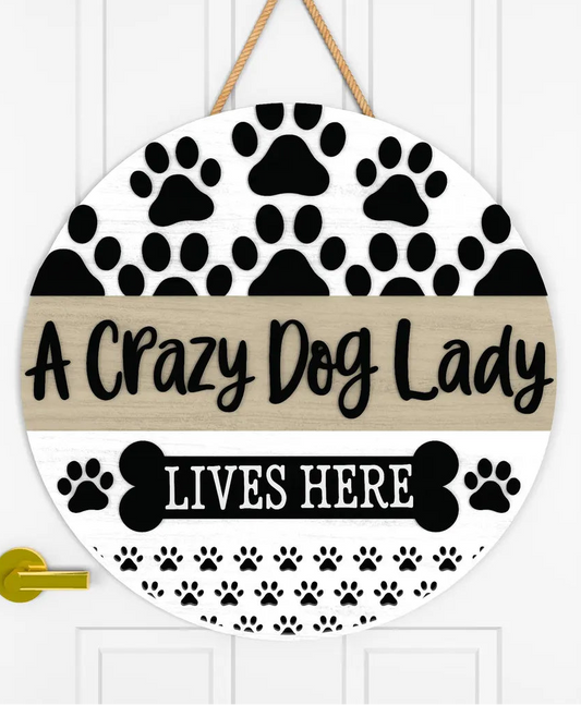 A crazy dog Lady