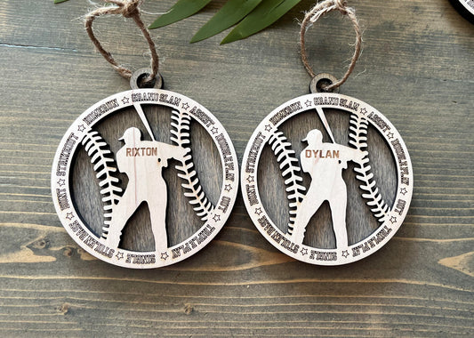 Baseball Ornament