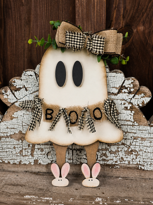 Boo Bunny Slipper Ghost