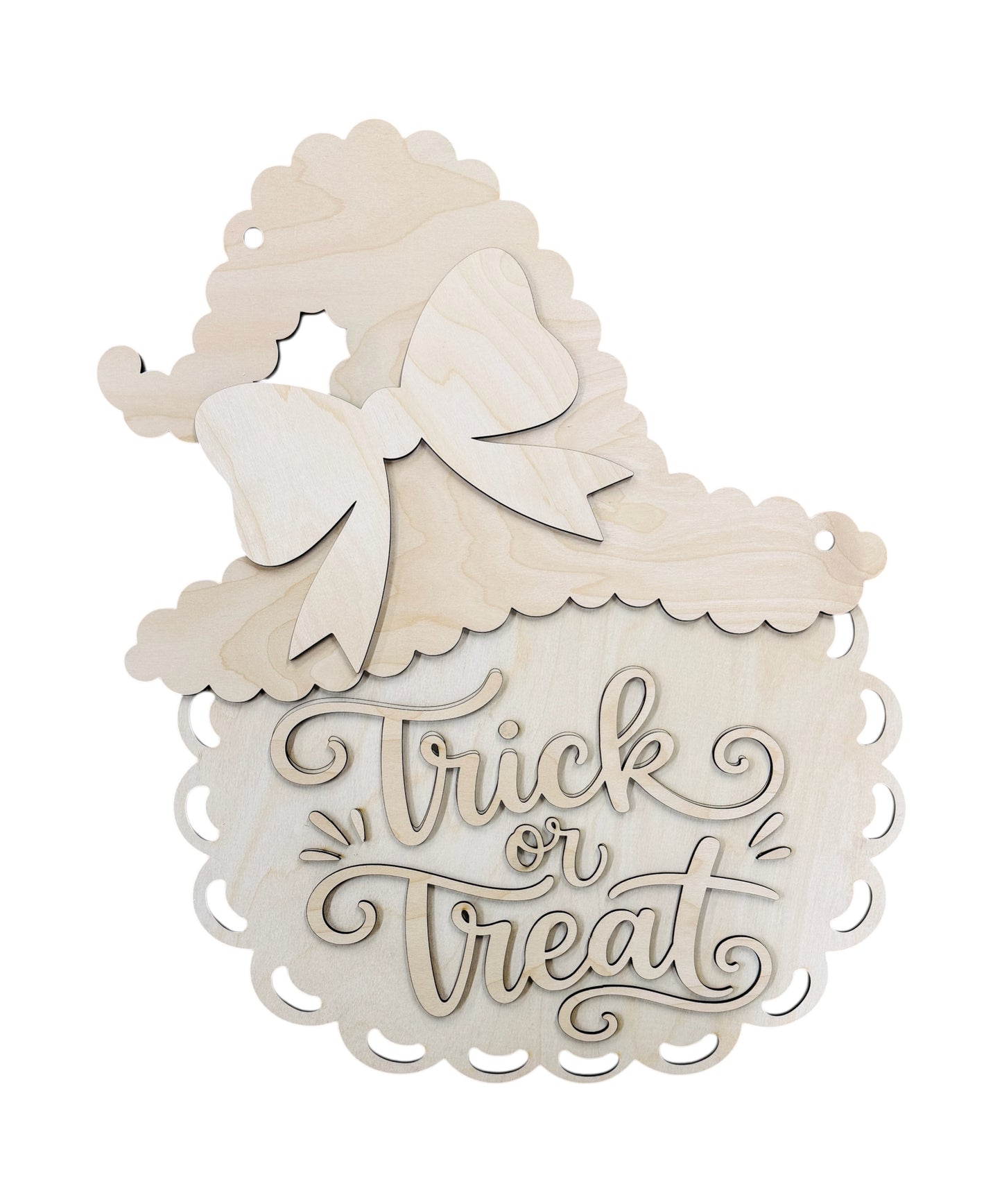 Trick or treat hanger