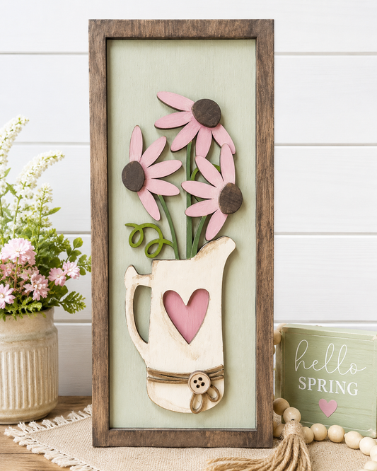 Shelf Leaner floral